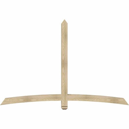 Ekena Millwork Bellingham Rough Sawn Timber Gable Bracket, Douglas Fir, 84"W x 56"H x 4"D x 4"F, 16/12 Pitch GBW084X56X0404BEL00RDF